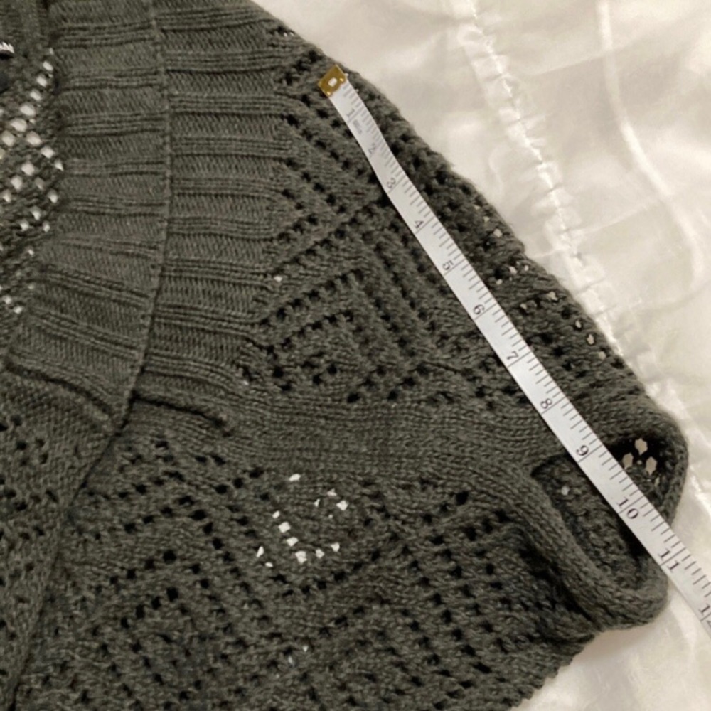 H&M Acrylic Open Knit/Crochet Shrug/Cardigan X-Small/Small - Picture 9 of 13